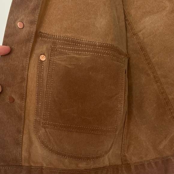 Encampment Co. Cropped Chore Waxed Canvas Men's Jacket - Picture 11 of 14